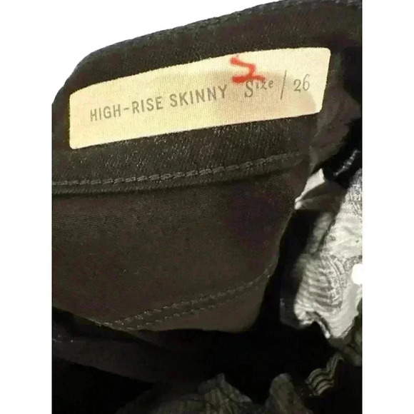 COPY - Pilcro and The Letterpress High Rise Skinny Jeans Size 26, Pre-Owned - Picture 7 of 8